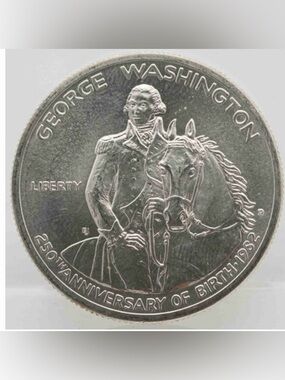 250th Anniversary Commemorative
Washington Silver Halt Dollar
